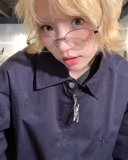 クロスデザインジップジャケット B0068