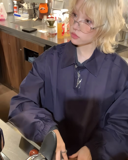 クロスデザインジップジャケット B0068