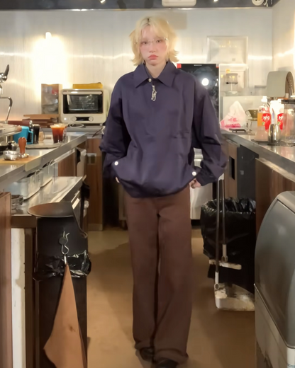 クロスデザインジップジャケット B0068