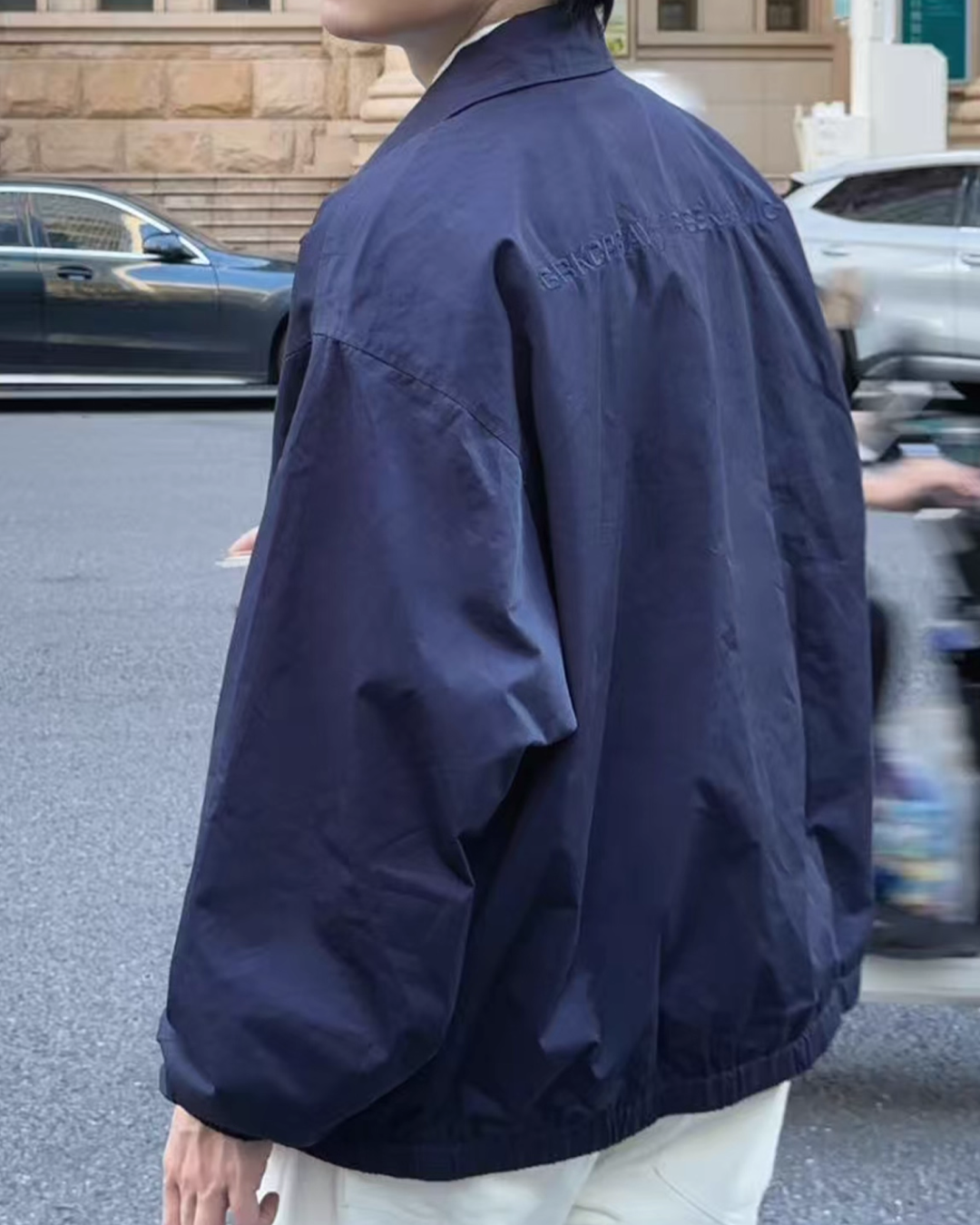 クロスデザインジップジャケット B0068