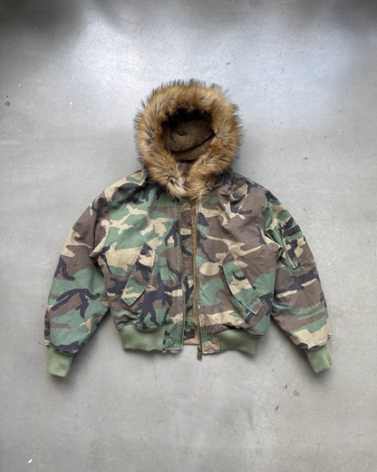 短丈リバーシブル迷彩ファージャケット B0069