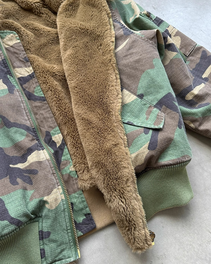 短丈リバーシブル迷彩ファージャケット B0069