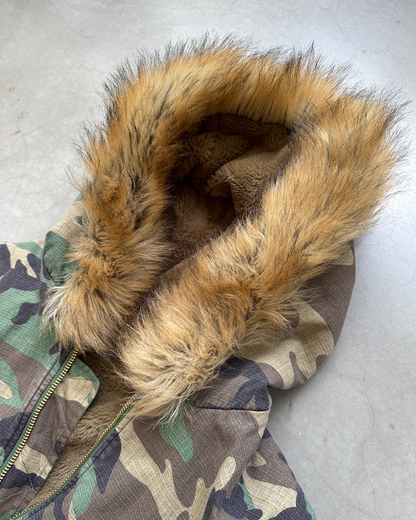 短丈リバーシブル迷彩ファージャケット B0069