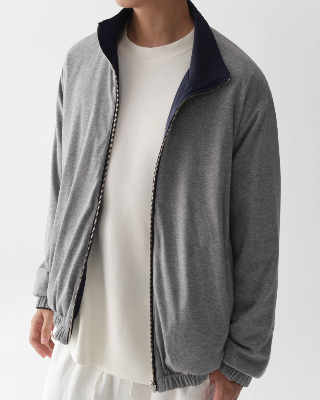 Cotton reversible zip jacket B0072