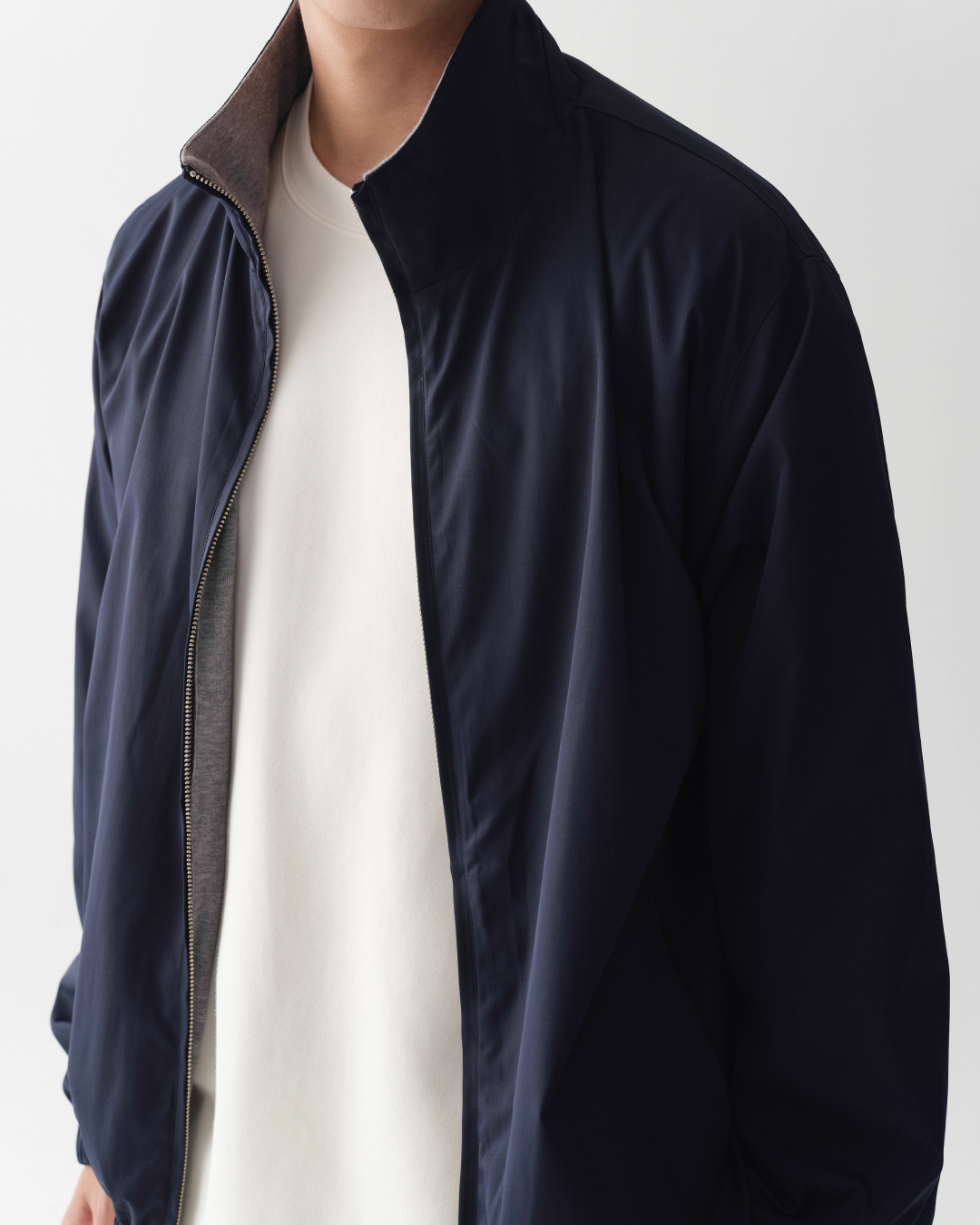 Cotton reversible zip jacket B0072