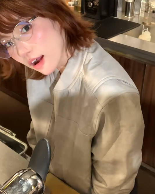 短丈ジップボンバージャケット B0073