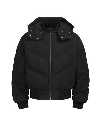 2-way neck button-down jacket B0074