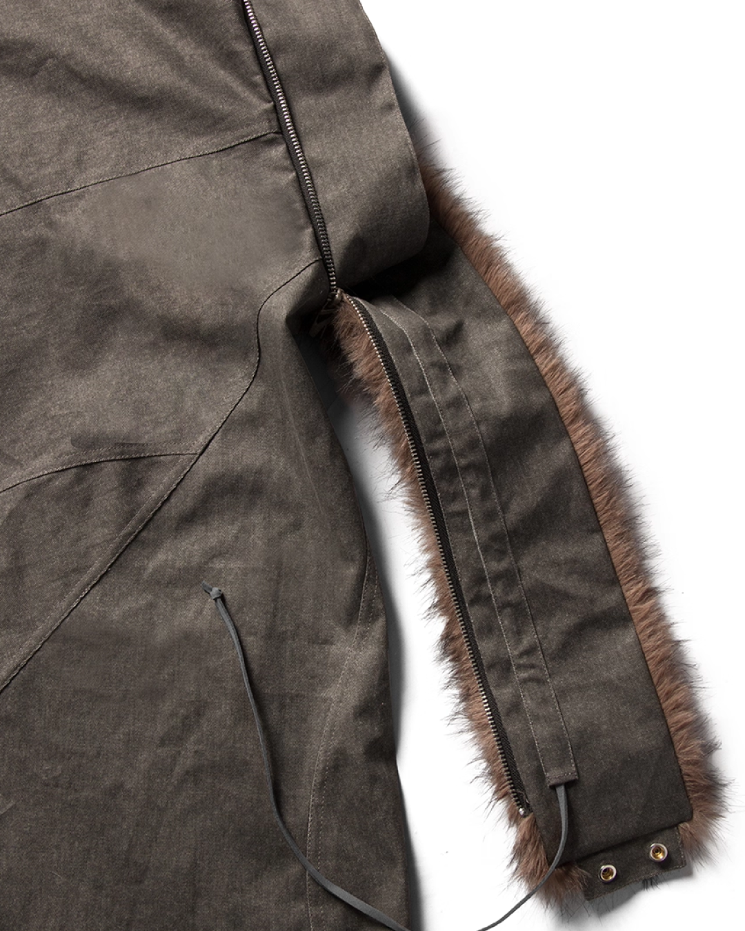 2-way color boa drawstring outerwear B0075