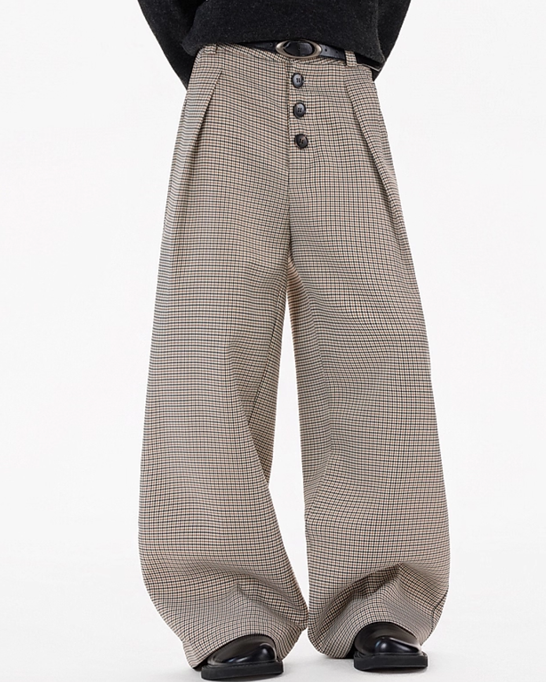 ボタンフライチェックスラックス B0082