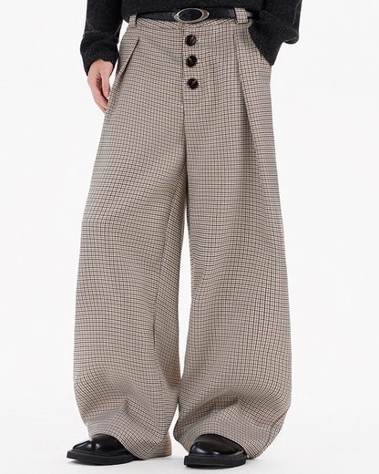 ボタンフライチェックスラックス B0082