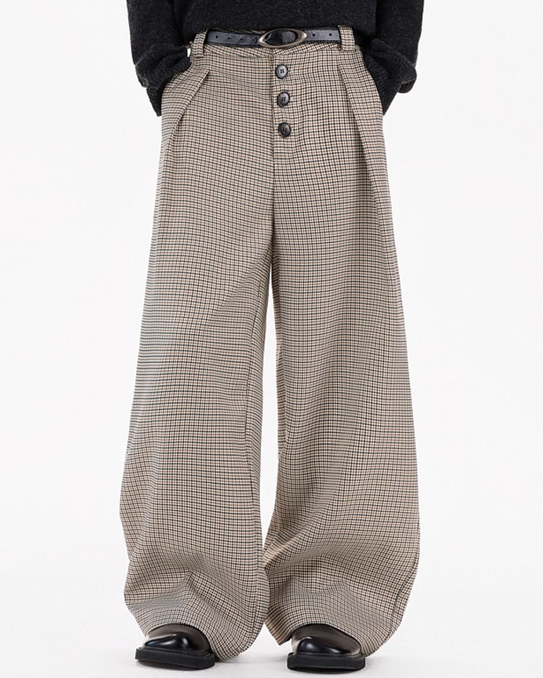 ボタンフライチェックスラックス B0082