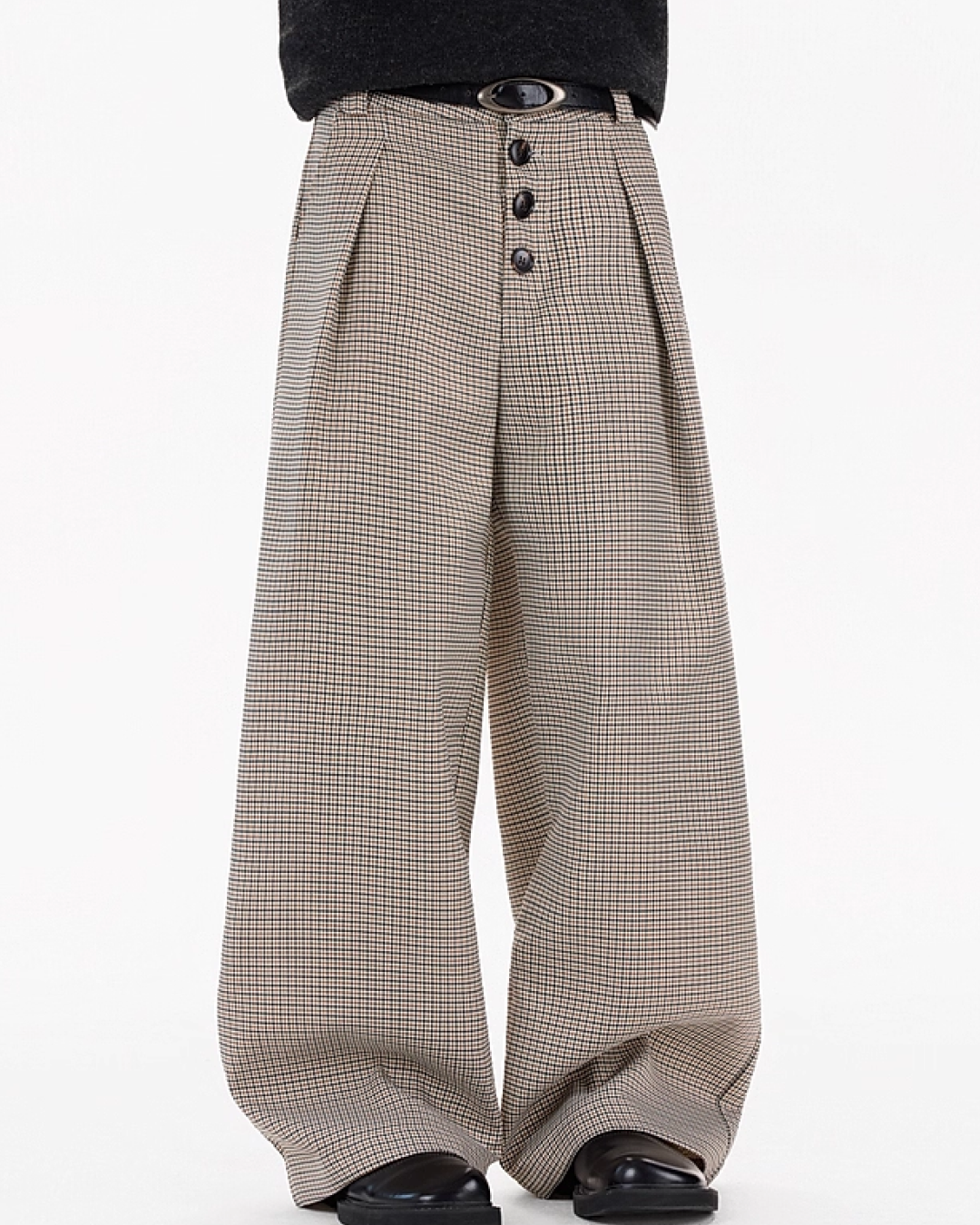 ボタンフライチェックスラックス B0082