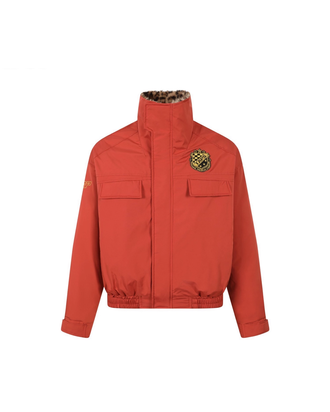 レオパード裏ボアキルティングジャケット B0084