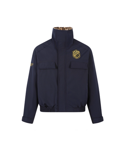 レオパード裏ボアキルティングジャケット B0084