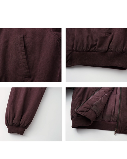 短丈ジップフードジャケット B0090