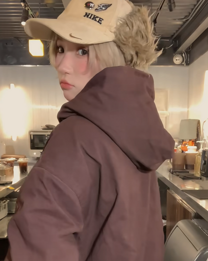 短丈ジップフードジャケット B0090