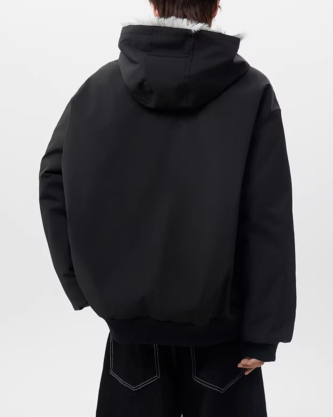 ジップフードファージャケット B0092