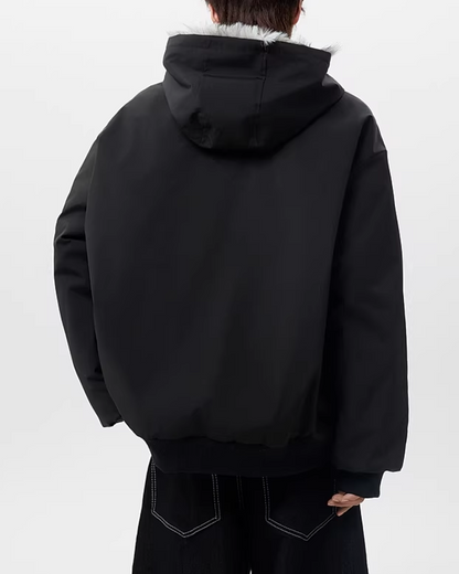 ジップフードファージャケット B0092