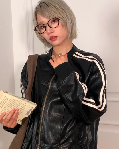 ヴィンテージラインPUレザージャケット B0096