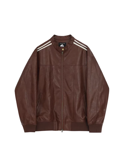 ヴィンテージラインPUレザージャケット B0096