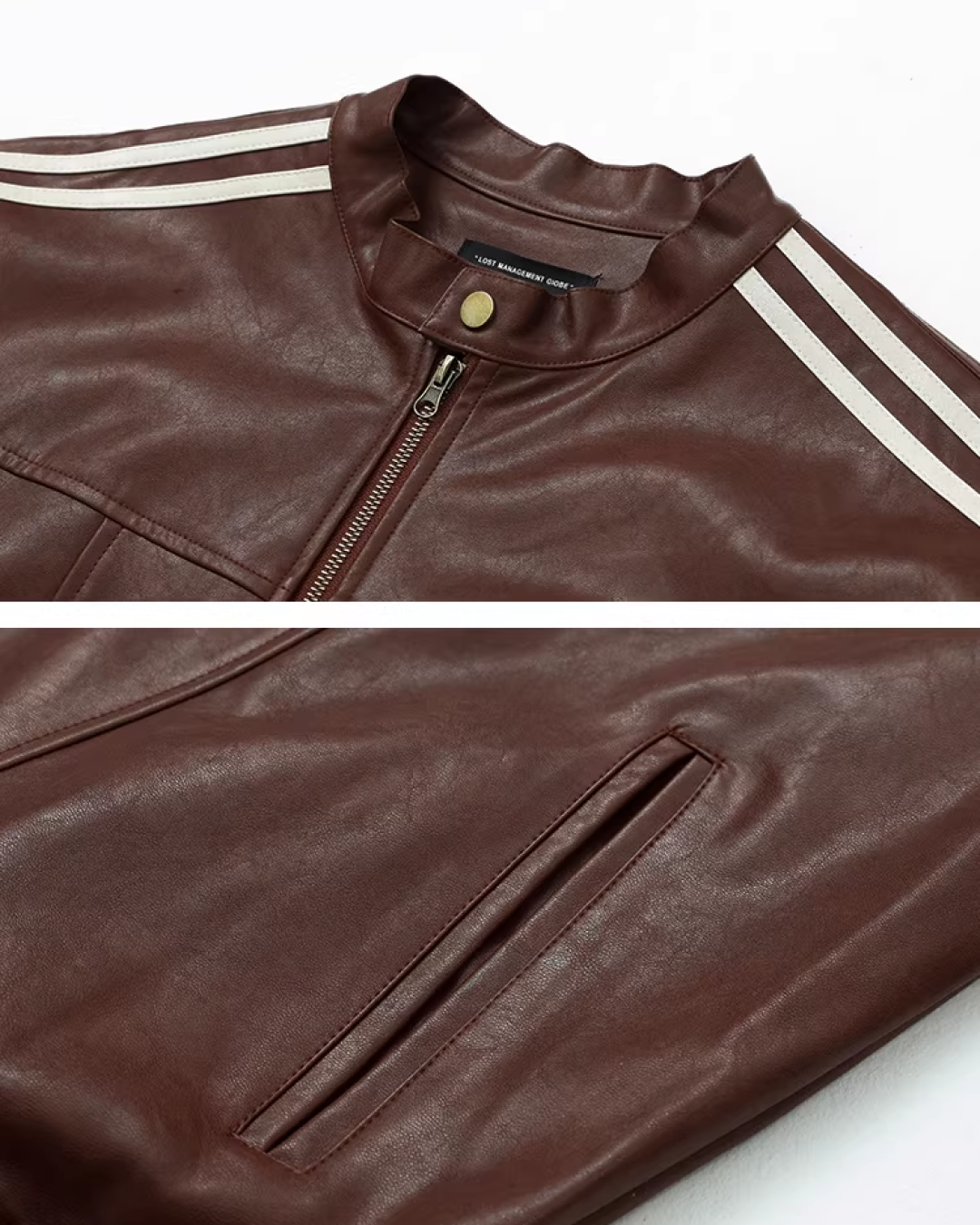 ヴィンテージラインPUレザージャケット B0096