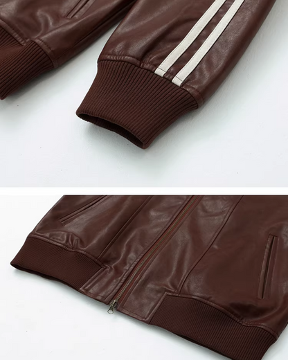 ヴィンテージラインPUレザージャケット B0096