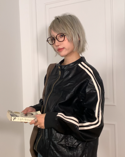 ヴィンテージラインPUレザージャケット B0096