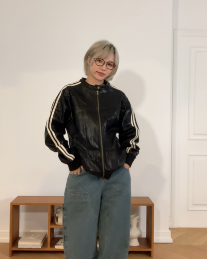 ヴィンテージラインPUレザージャケット B0096