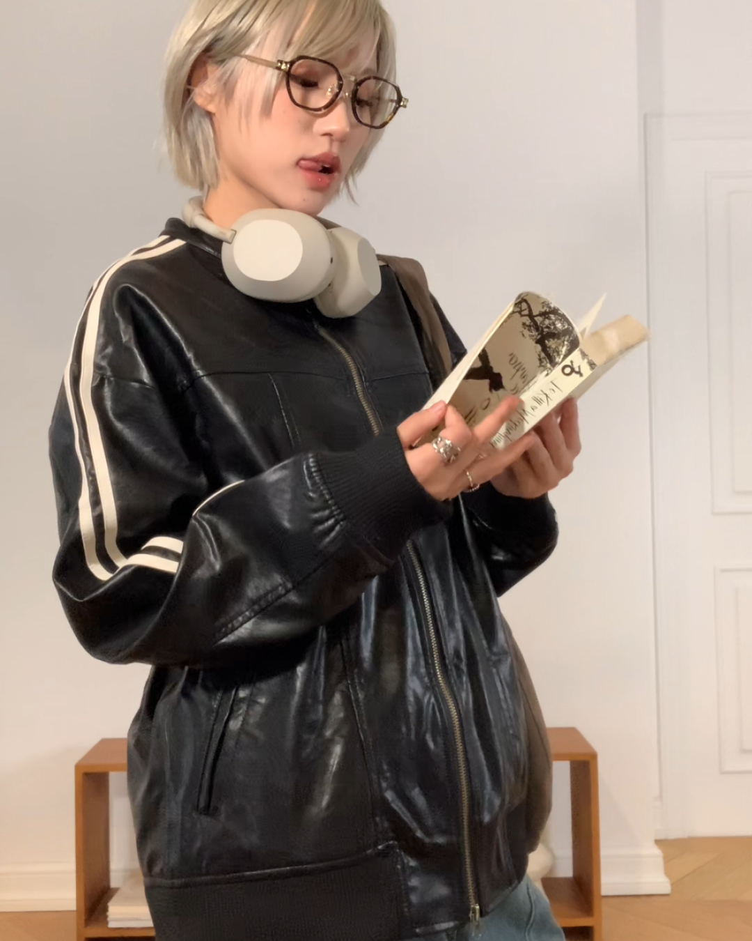 ヴィンテージラインPUレザージャケット B0096