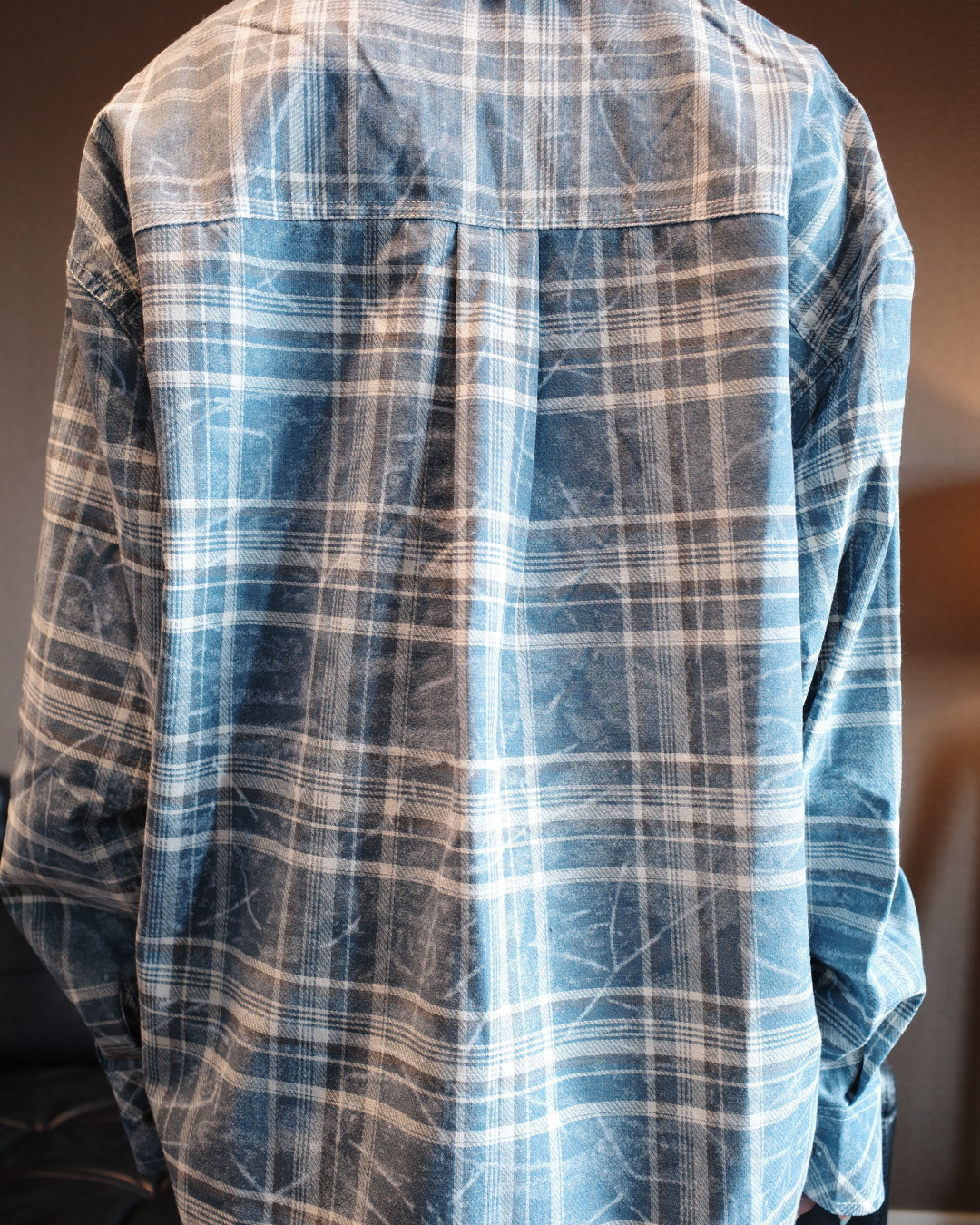 クラッシュダメージチェックシャツ EM0001