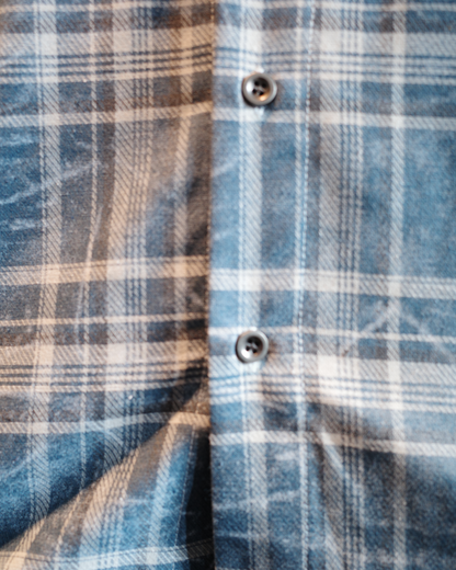 クラッシュダメージチェックシャツ EM0001