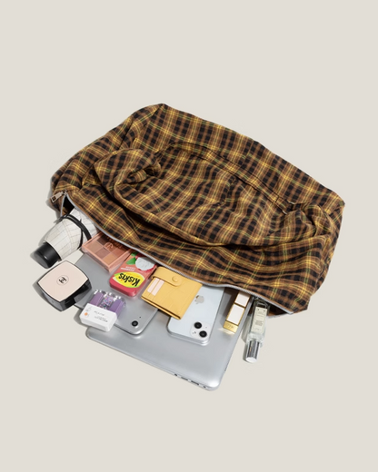 3wayジップチェックバッグ EM0003