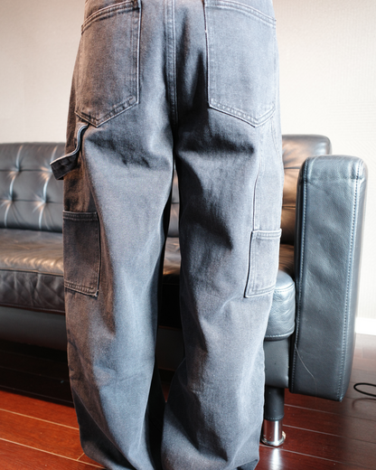 ダブルニーデニムパンツ EM0009