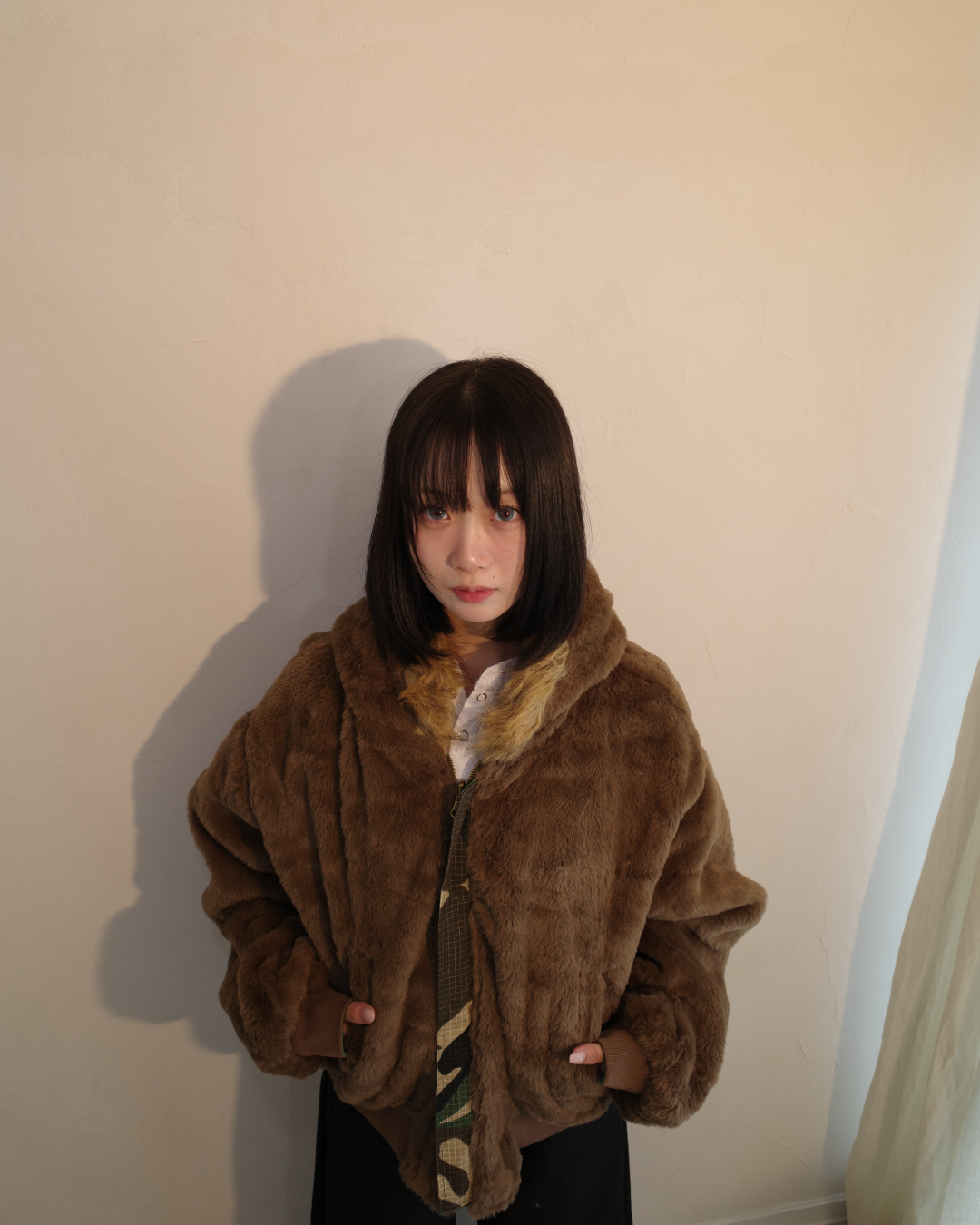 リバーシブル迷彩ファージャケット EM0013