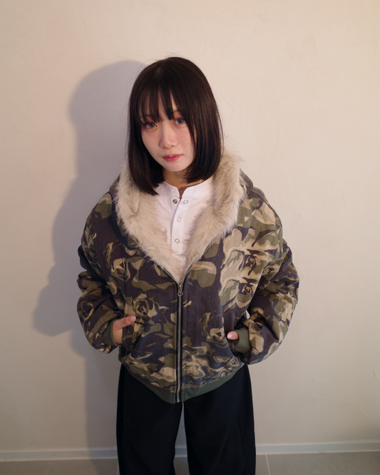 キルティング迷彩ファージャケット EM0014