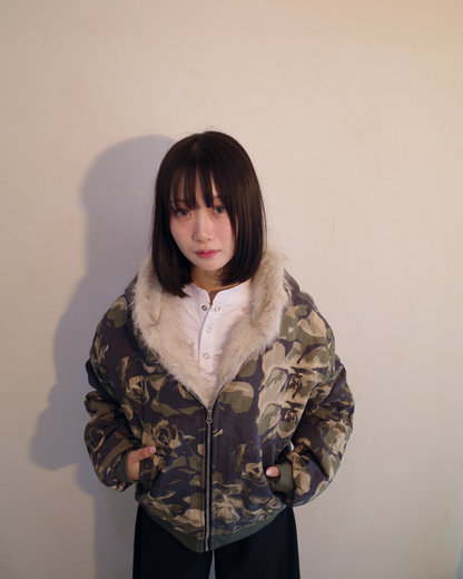 キルティング迷彩ファージャケット EM0014