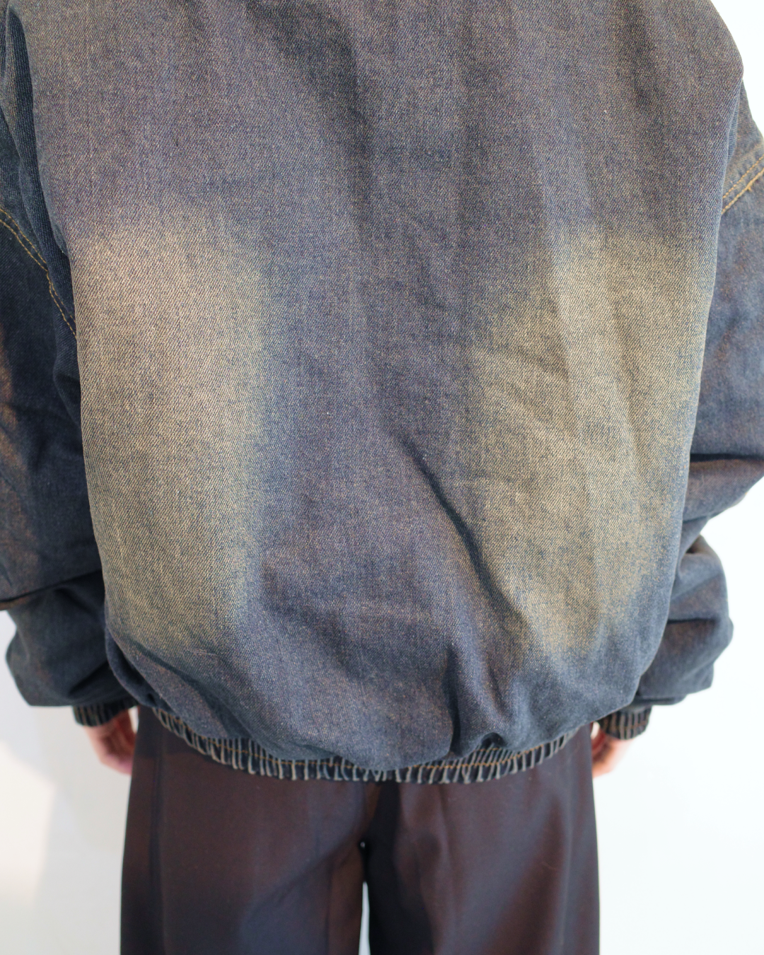 デニムファーキルティングジャケット EM0016