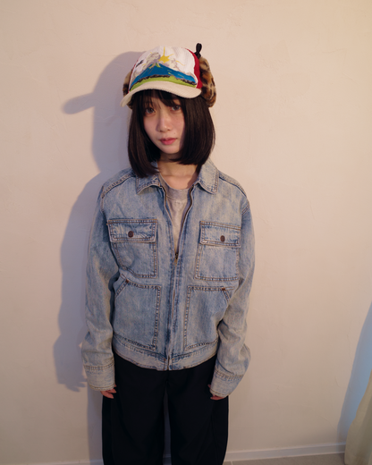 ジップポケットデニムジャケット EM0018