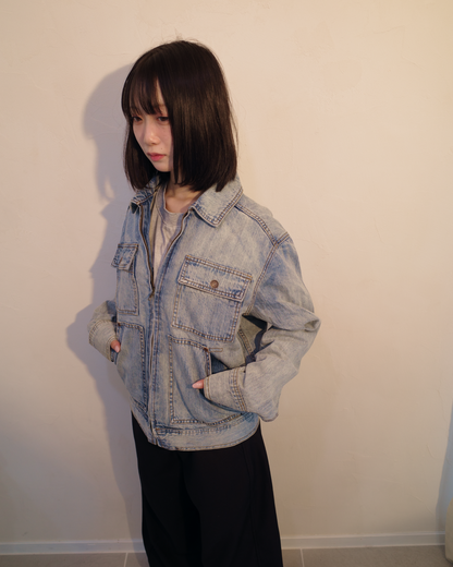 ジップポケットデニムジャケット EM0018