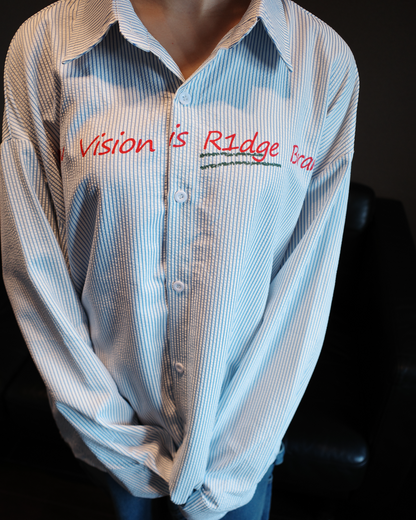 バックプリントストライプシャツ MY0001