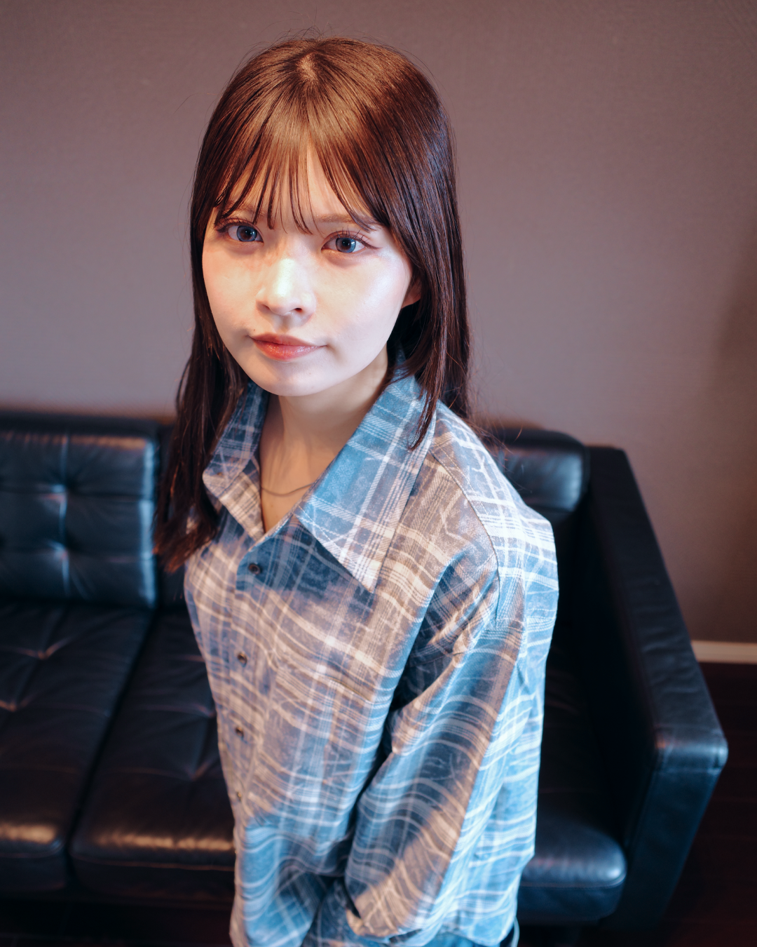 クラッシュダメージチェックシャツ MY0002