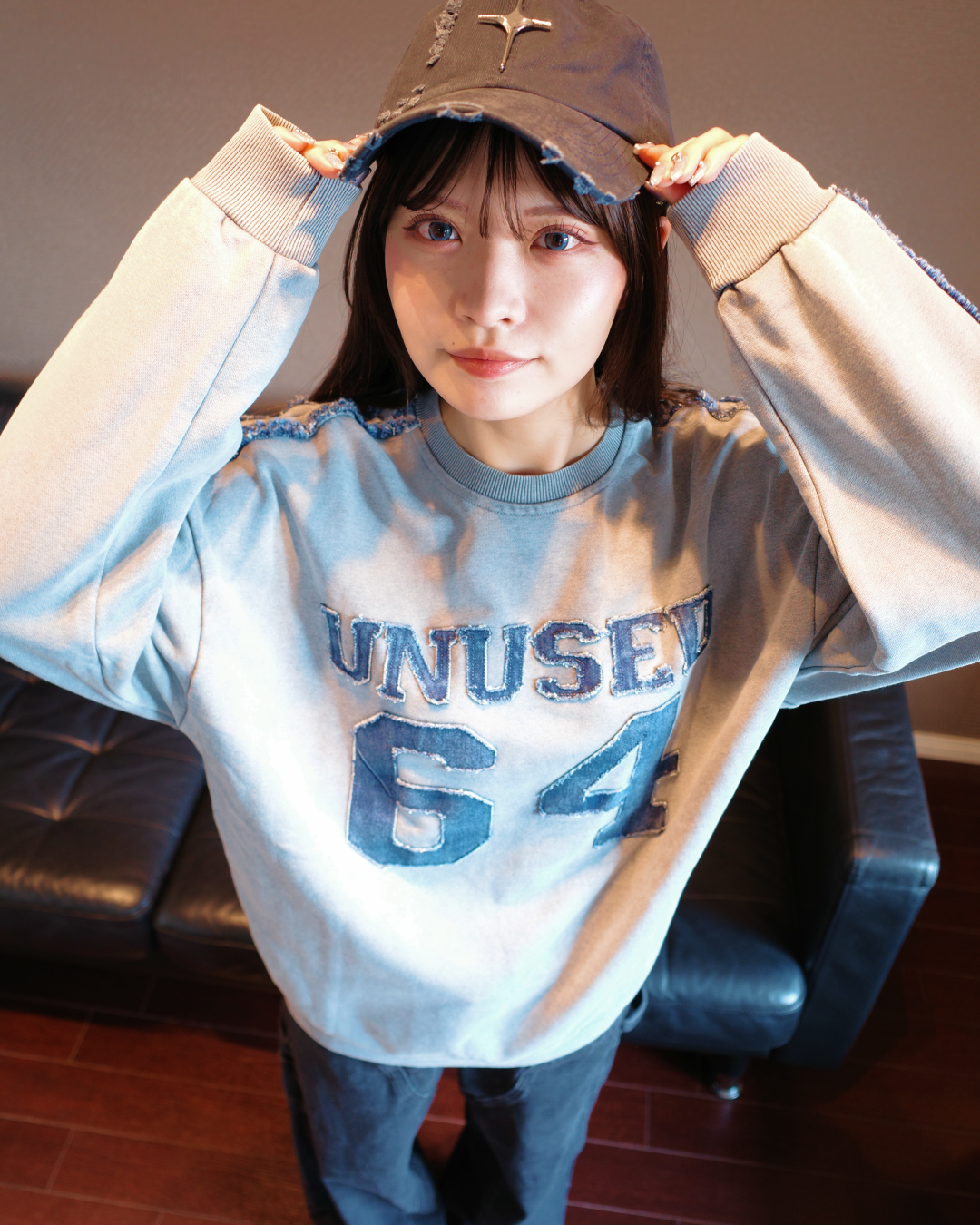 デニムデザインスウェット MY0003