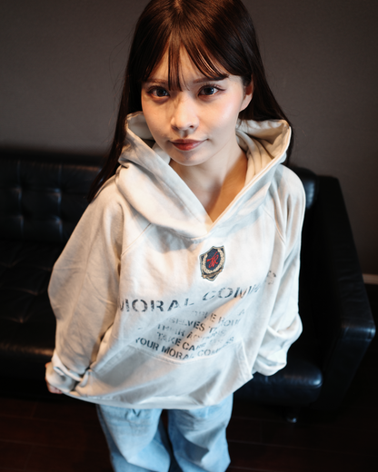 フェードレタリングプルオーバーパーカー MY0004