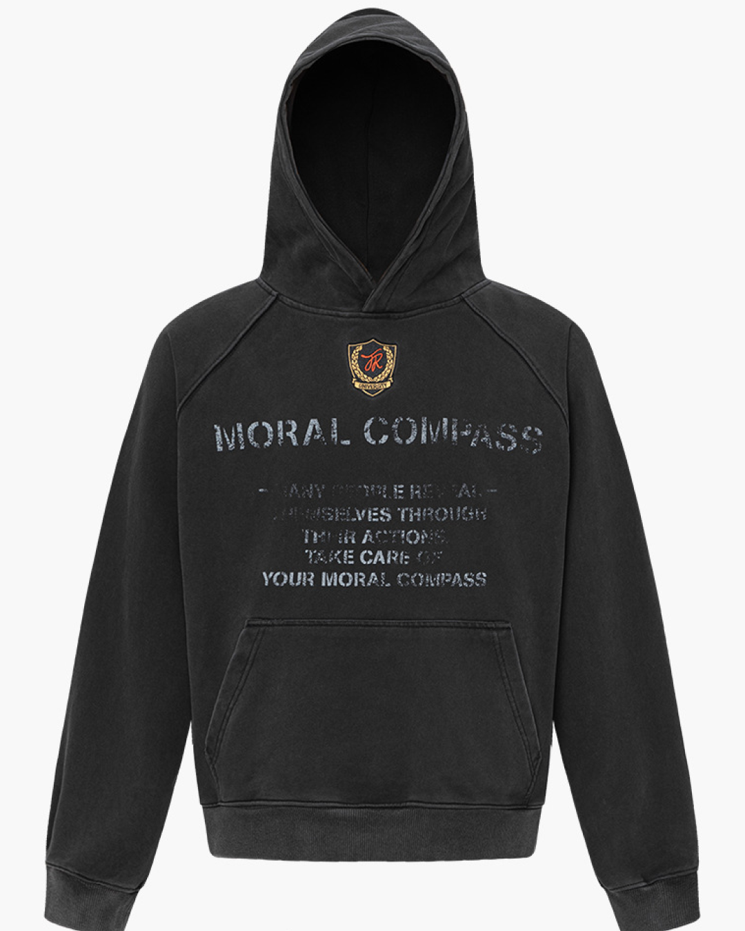 フェードレタリングプルオーバーパーカー EM0005