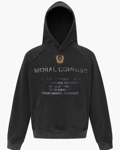 フェードレタリングプルオーバーパーカー EM0005